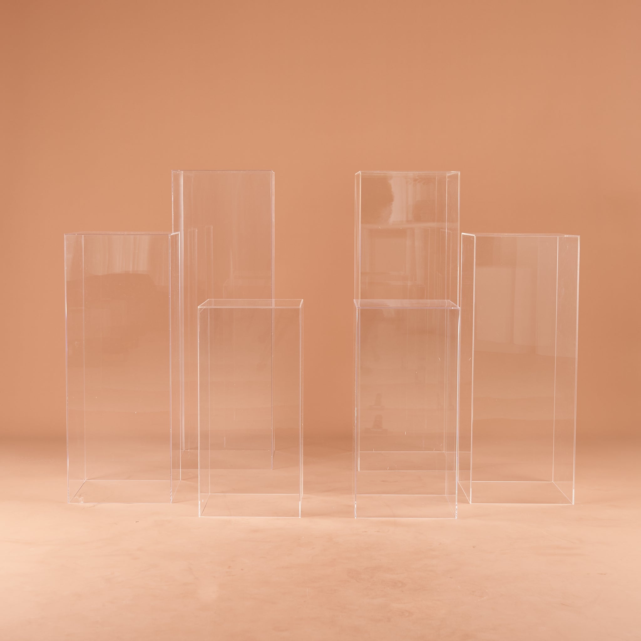 [Hire] Clear Plinth Set